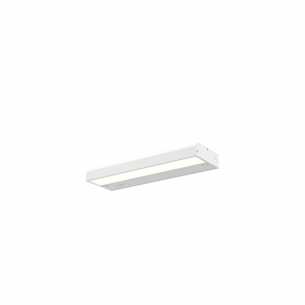 Dals Lighting 12in Hardwired Non-swivel Linear 4W 250 Lumens Cri90 HLF12-3K-WH